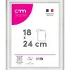 Cadre photo Bella cm Creation blanc mat l.22 x H.30 cm