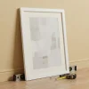 Cadre photo blanc Colours Erina l.50 x H.70 cm + passe partout