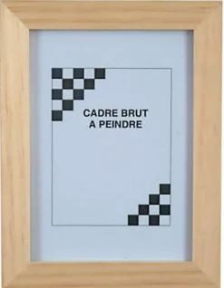 Cadre photo bois brut l.10 x H.15 cm