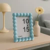 Cadre photo boules 10 x 15 bleu Ornami