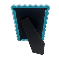 Cadre photo boules 10 x 15 bleu Ornami