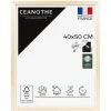 Cadre photo circée authentic naturel 40x50 cm Fabriqué en France
