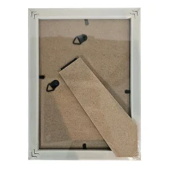 Cadre photo effet bois blanc 13 x 18 cm Ornami