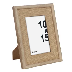 Cadre photo effet bois tressé 10 x 15 cm Ornami
