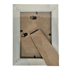 Cadre photo effet bois tressé beige 10 x 15 cm Ornami
