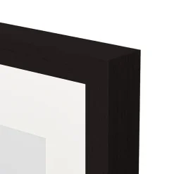 Cadre photo en bois noir, double verre 30 x 40 Ariane, Duali
