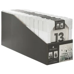Cadre photo Eva - bois et verre - blanc - 13x18 cm - Atmosphera