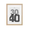 Cadre photo Eva - bois et verre - 30x40 cm - Atmosphera