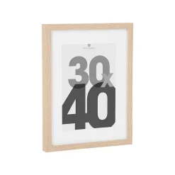 Cadre photo Eva - bois et verre - 30x40 cm - Atmosphera