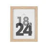 Cadre photo Eva - bois et verre - 18x24 cm - Atmosphera