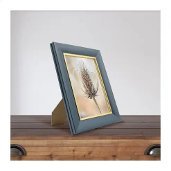 Cadre photo hades bleu doré 13x18 cm Fabriqué en France