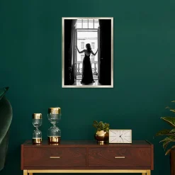 Cadre photo julia blanc doré 50x70 cm Fabriqué en France