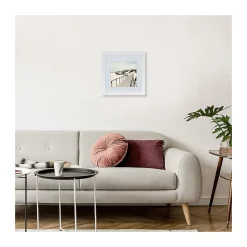Cadre photo karma blanc 30x30 cm Fabriqué en France