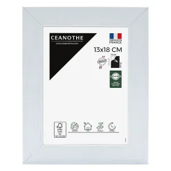 Cadre photo karma blanc 13x18 cm Fabriqué en France