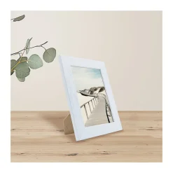 Cadre photo karma blanc 13x18 cm Fabriqué en France