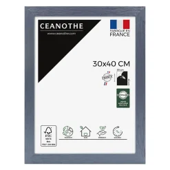 Cadre photo karma gris bleuté 30x40 cm Fabriqué en France