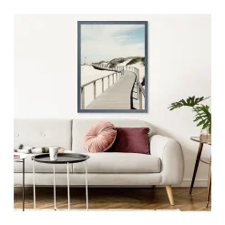 Cadre photo karma gris bleuté 60x80 cm Fabriqué en France