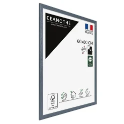 Cadre photo karma gris bleuté 60x80 cm Fabriqué en France