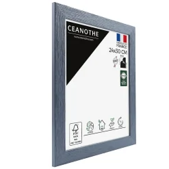 Cadre photo karma gris bleuté 24x30 cm Fabriqué en France