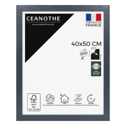Cadre photo karma gris bleuté 40x50 cm Fabriqué en France