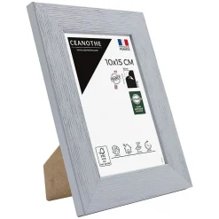 Cadre photo karma gris 10x15 cm Fabriqué en France