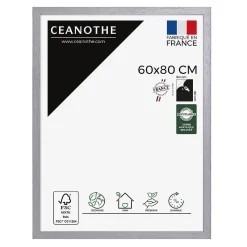 Cadre photo karma gris 60x80 cm Fabriqué en France