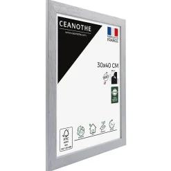 Cadre photo karma gris 30x40 cm Fabriqué en France