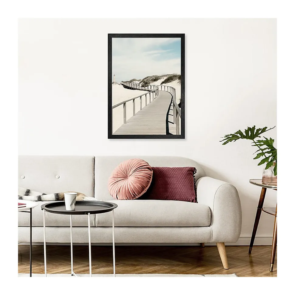 Cadre photo karma noir 50x70 cm Fabriqué en France