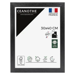 Cadre photo karma noir 30x40 cm Fabriqué en France