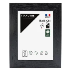 Cadre photo karma noir 13x18 cm Fabriqué en France