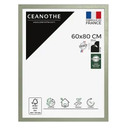 Cadre photo karma tilleul 60x80 cm Fabriqué en France