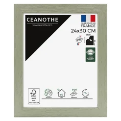 Cadre photo karma tilleul 24x30 cm Fabriqué en France