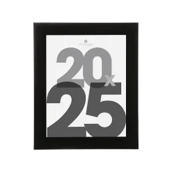 Cadre photo Lise - bois et verre - noir - 20x25 cm - Atmosphera