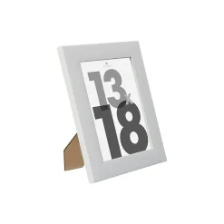 Cadre photo Lise - bois et verre - blanc - 13x18 cm - Atmosphera