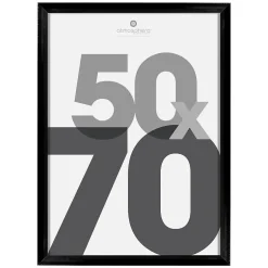 Cadre photo Lise - verre - noir - 50x70 cm - Atmosphera