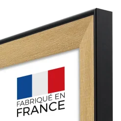 Cadre photo loft noir 60x80 cm Fabriqué en France