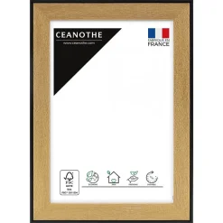 Cadre photo loft noir 10x15 cm Fabriqué en France