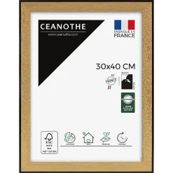Cadre photo loft noir 30x40 cm Fabriqué en France