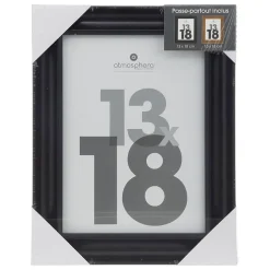 Cadre photo Mae en bois 13x18cm noir - Atmosphera