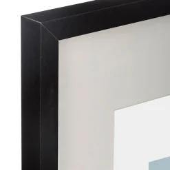 Cadre photo Manu - bois et verre - noir - 13x18 cm - Atmosphera
