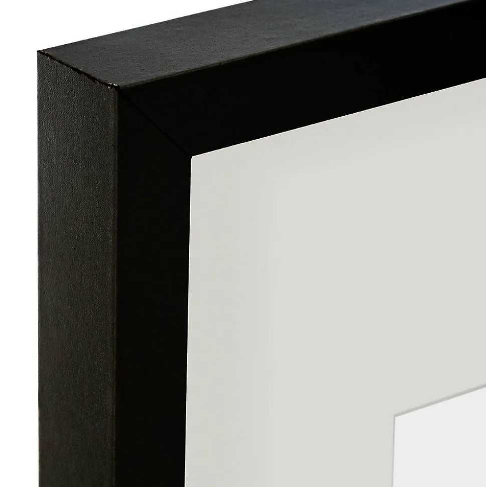 Cadre photo Manu - bois et verre - noir - 18x24 cm - Atmosphera