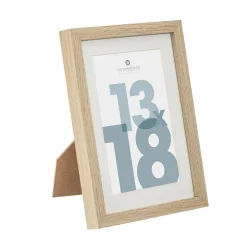 Cadre photo Manu - bois et verre - 13x18 cm - Atmosphera
