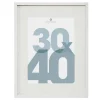 Cadre photo Manu - bois et verre - blanc - 30x40 cm - Atmosphera