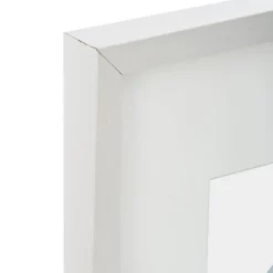 Cadre photo Manu - bois et verre - blanc - 30x40 cm - Atmosphera