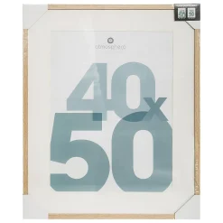 Cadre photo Manu - bois et verre - 40x50 cm - Atmosphera