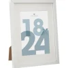 Cadre photo Manu - bois et verre - blanc - 18x24 cm - Atmosphera