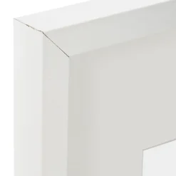 Cadre photo Manu - bois et verre - blanc - 18x24 cm - Atmosphera