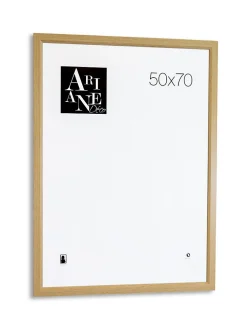 Cadre photo MDF effet chêne, Ariane Pixi - Cadre décoratif moderne 50 x 70 cm