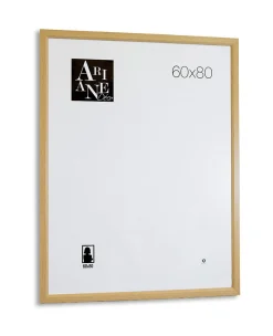 Cadre photo MDF effet chêne, Ariane Pixi - Cadre décoratif moderne 60 x 80 cm