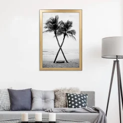 Cadre photo newton bois noir 40x60 cm Fabriqué en France